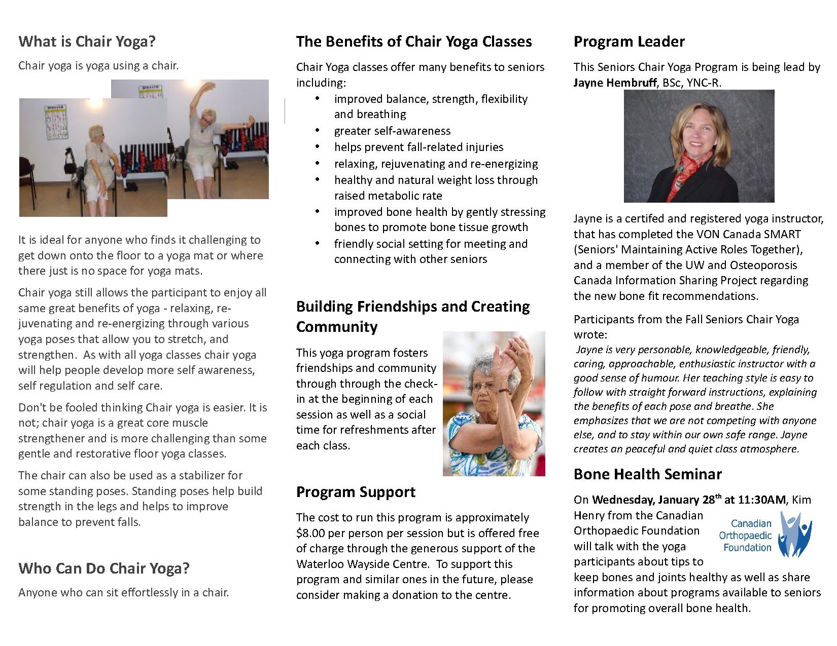 Seniors Chair Yoga Spring 2015 pg 2