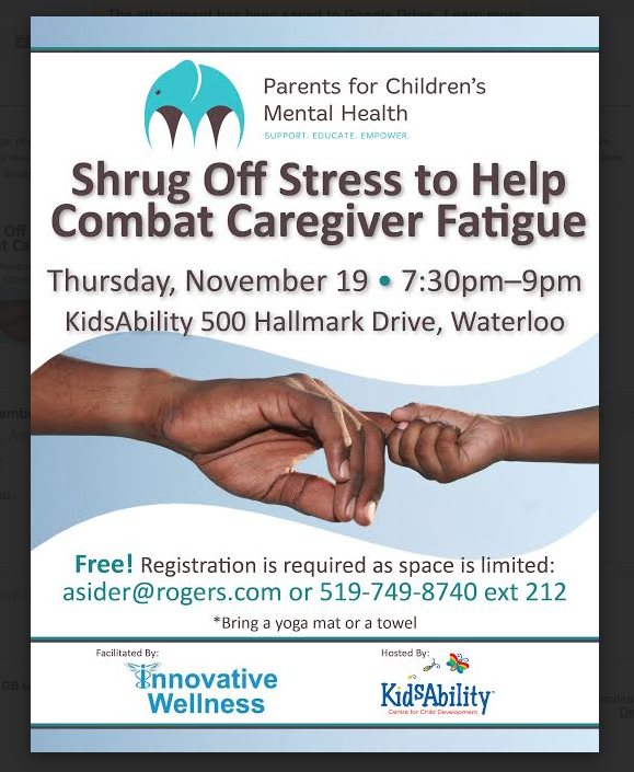 Shrug Off Stress Nov 19, 2015